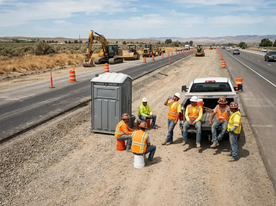 highway-road-construction-crew-007 — frequently asked questions, Porta Potty and Restroom Rentals in Calwa, CA